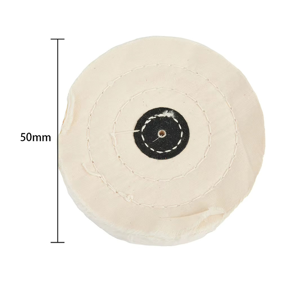 Vibratite Polierrad aus Baumwollflanell für Silber, Schmuck und Spiegel, Durchmesser: 5 bis 20 cm - Bild 4