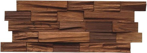 INDO Wandverblender INDO TEAK in Braun, geölt aus Holz, Stärke: 1,8 cm - Bild 1