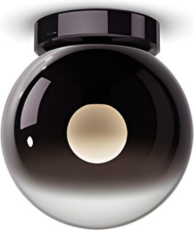 Occhio Luna Piena 160 Up LED-Deckenleuchte in Schwarz und Transparent mit Tunable White (2700K - 4000K) und Fernbedienung - Bild 1