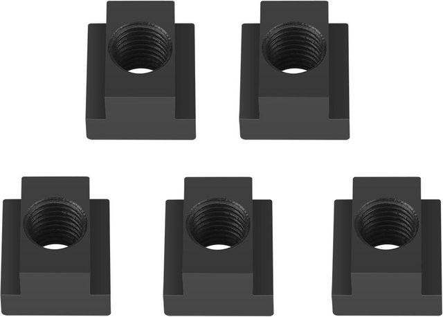 Neoglint T-Nutmuttern M16 in T-Form, brüniert, 5 Stück - Bild 1