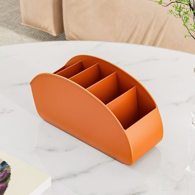 Binchi Outdoor Product Fernbedienungshalter Organizer in Orange für Schreibtisch und Nachttisch - Bild 1