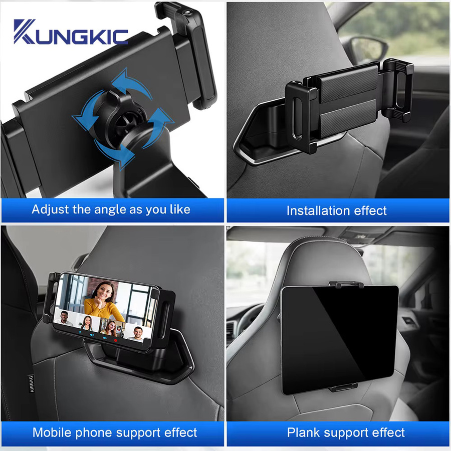KUNGKIC Auto-Rücksitz-Halterung für Handy und Tablet in Schwarz für Cupra Formentor, Born, Ateca und Leon - Bild 2