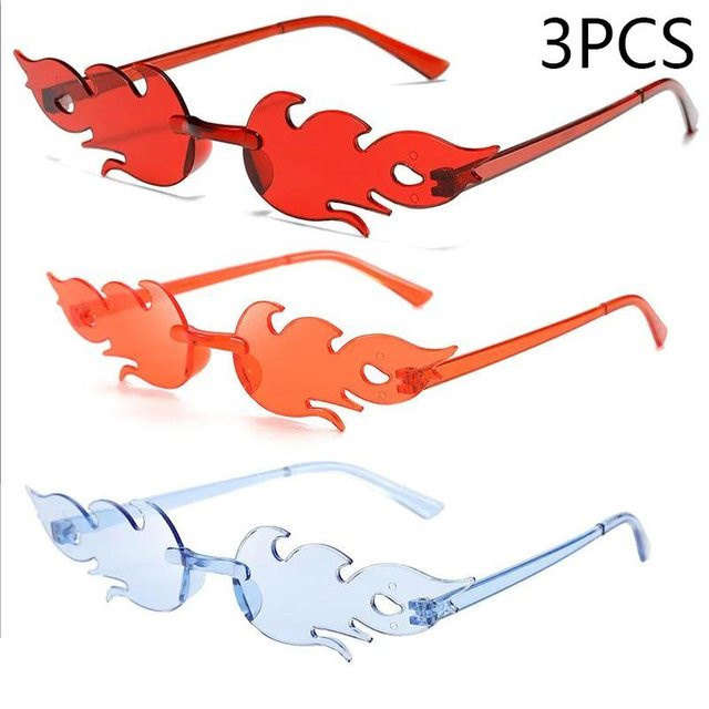 YiRan Sonnenbrille randlos, Multicolor, Kunststoff, Damen - Bild 1