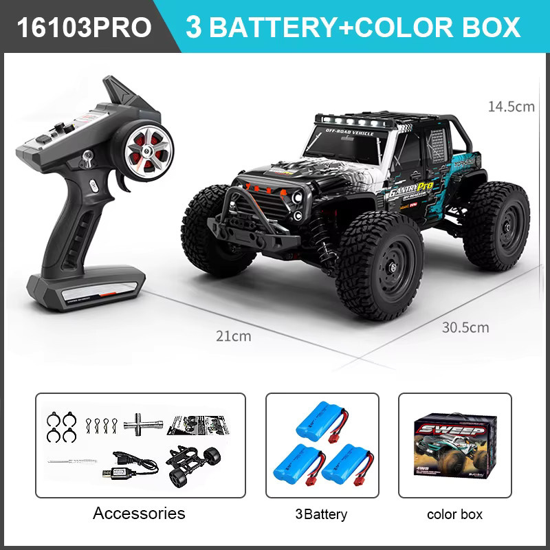 WLtoys 16103 16102 PRO Elektro-RC-Auto, All-Terrain-Monster-Truck, ab 14 Jahren - Bild 9