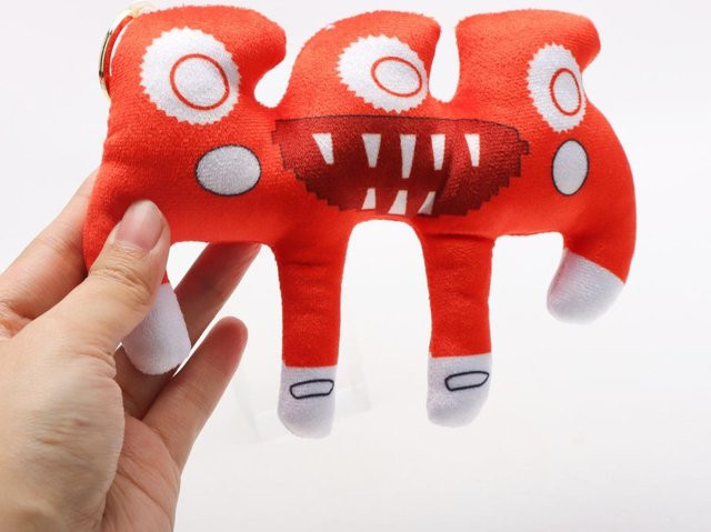 Yiran toy Erdbeer Elefant Puppe, Plüschtier Anhänger, ab 3 Jahren - Bild 1