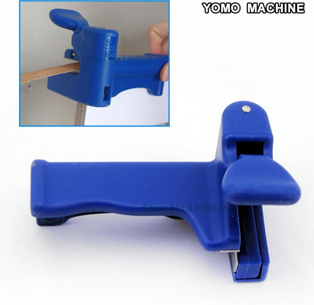 YOMO Manueller Kantenfräser zur Kantenreinigung für Holz und PVC in Blau - Bild 1