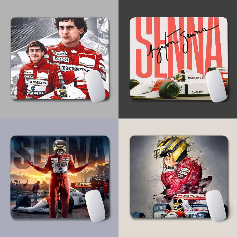 Ayrton Senna Gaming Mousepad von Rastar in Multicolour für Laptop und Tastatur - Bild 3