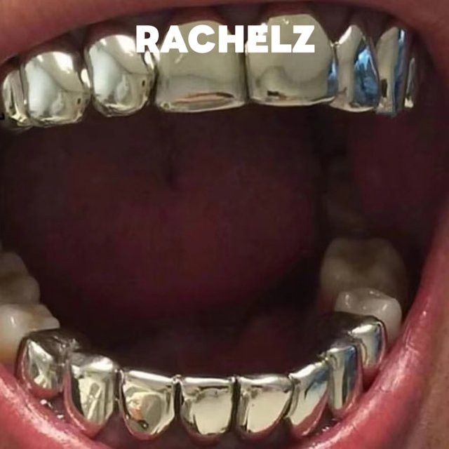 RACHELZ Grillz, 14K Gold überzogen, Gold, Unisex - Bild 1