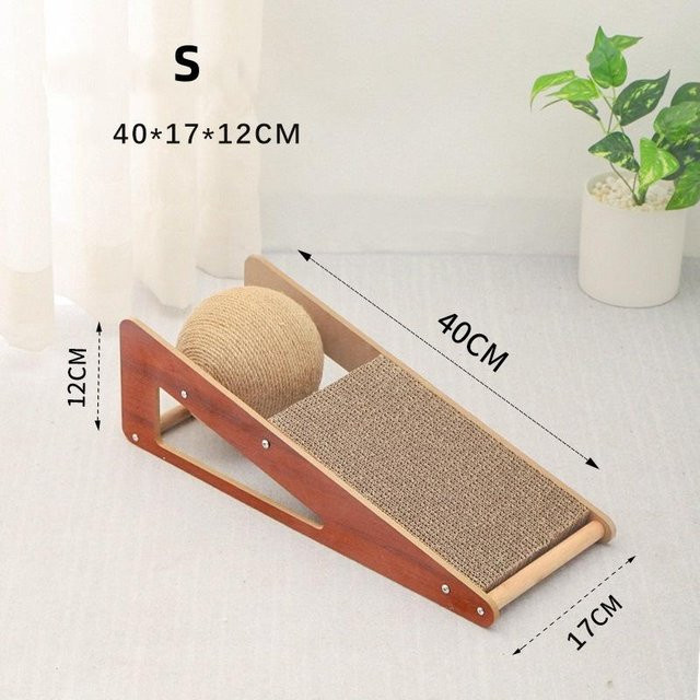 Abnehmbares Katzenkratzbrett von Yiran Furniture aus Sisal und Wellpappe für Katzenmöbelzubehör - Bild 1