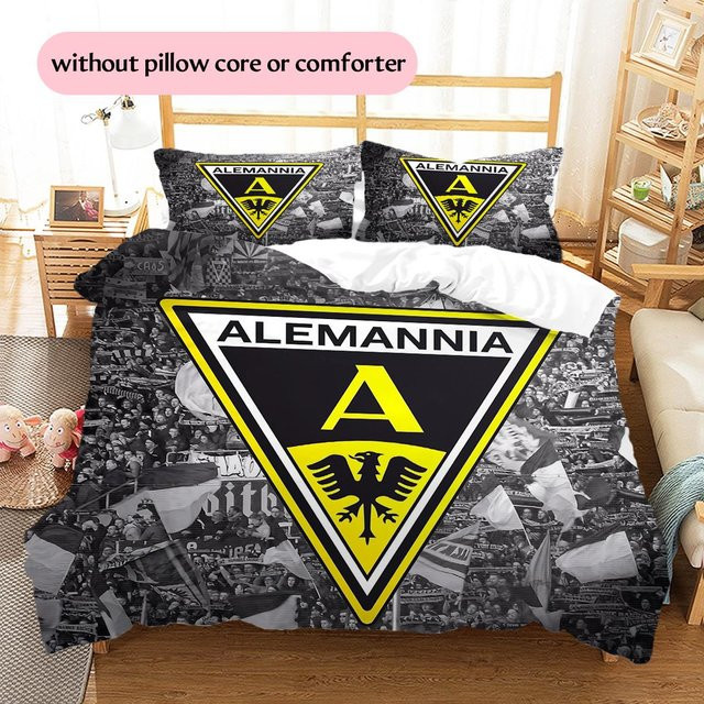 Alemannia Aachen Bettwäsche Set HAPPYDAYSET Mehrfarbig mit 1 Bettbezug und 2 Kissenbezügen B/H: 200 x 200 cm - Bild 1