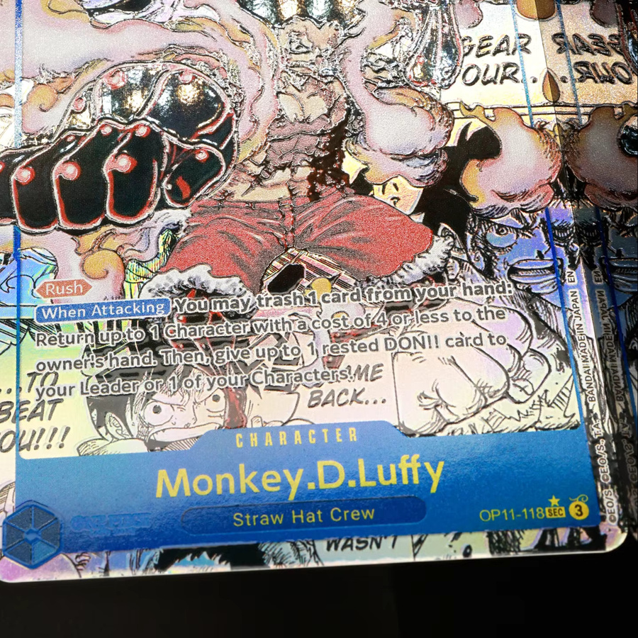 Bandai One Piece Luffy Manga-Karte, Blau, Einzelfigur - Bild 3