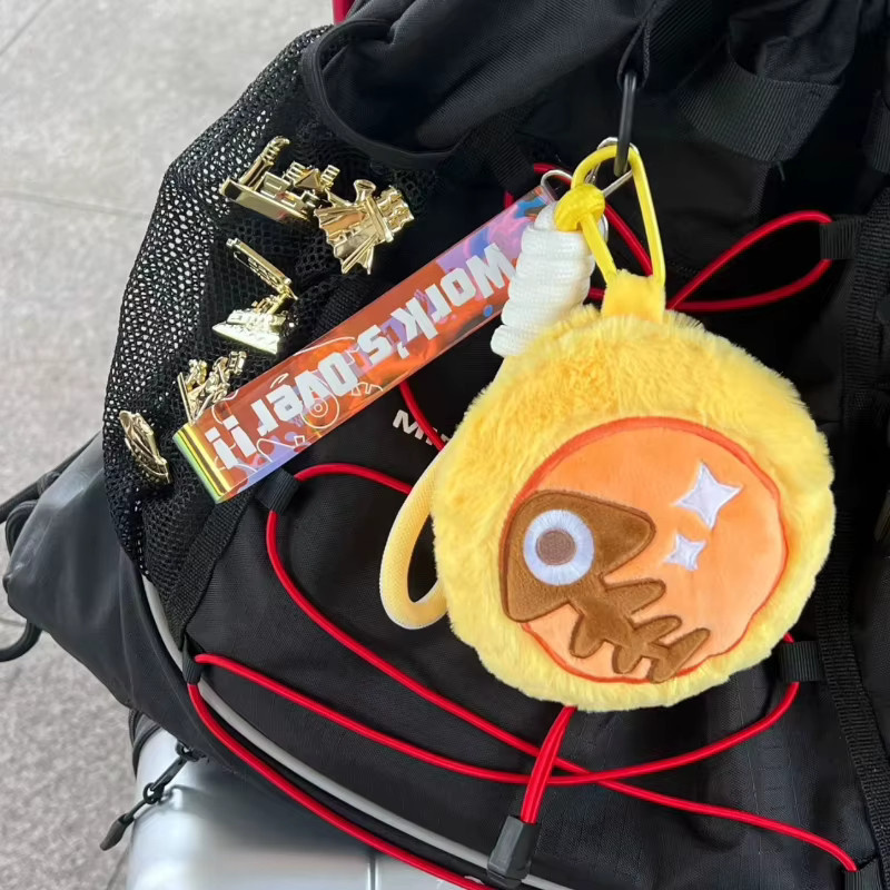 Splatoon 3 Fisch-Ei-Pulsh-Tasche, Geldbörse, Schlüsselanhänger - Bild 3