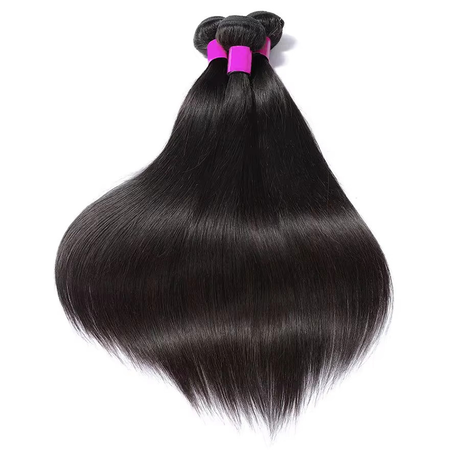 Graww Echthaar-Bündel Remy brasilianisches Haar, naturfarben, Damen - Bild 3