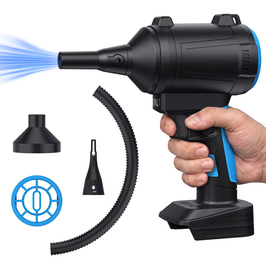 Makita LXT Kabelloser Elektrischer Laubbläser und Staubblasgerät für 18V Akku in Schwarz - Bild 7