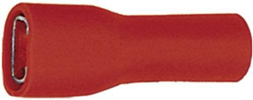 Klauke 720V Flachsteckhülse vollisoliert in Rot mit 6,3 mm Steckbreite und 0,8 mm Steckdicke - Bild 1