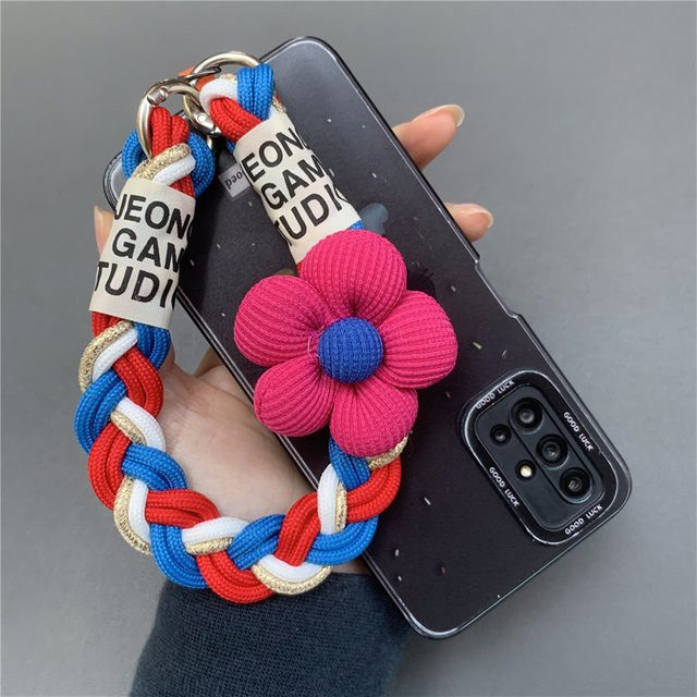 DOLANBIA Handy-Lanyard aus geflochtenem Seil, kurzes Universal-Anti-Verlust-Seil in Multicolour - Bild 1