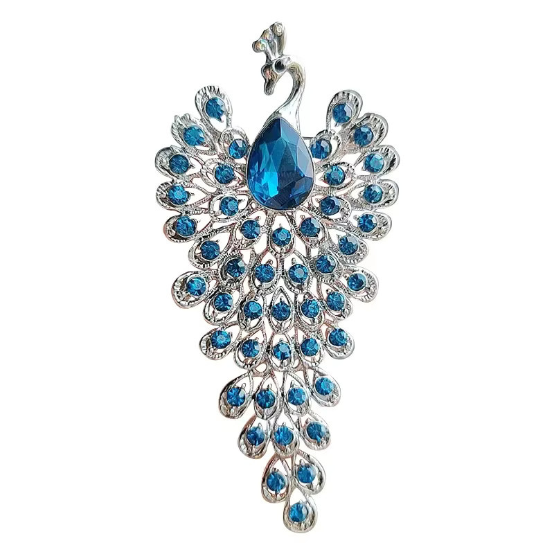 Phoenix Brosche, Strass, Kristall, Silber, Damen - Bild 2