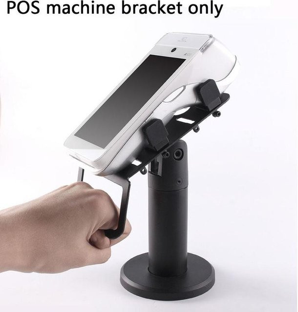 Einstellbarer und drehbarer POS Maschinen Ständer in Schwarz für Kassierer Display und Kreditkartengeräte - Bild 1