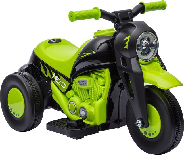 AIYAPLAY Kinder-Elektromotorrad, Elektrofahrzeug, grün, ab 2 Jahre - Bild 1