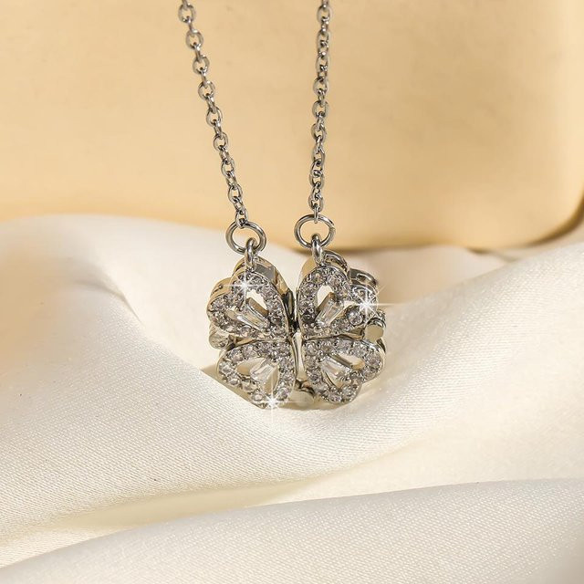 Lucky Star Jewelry Halskette, Goldfarbe, Kristall, Zirkonia, Damen - Bild 1