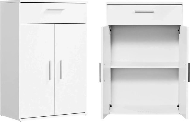 mokebo Midischrank als praktischer Mehrzweckschrank in Weiß - Bild 1