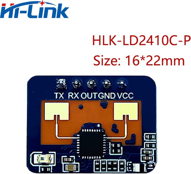 Hi-Link 7er Set LD2410S LD2420 LD2450 LD2410B 24GHz FMCW Radar Modul zur Erkennung menschlicher Präsenz mit GPIO und UART Unterstützung - Bild 1