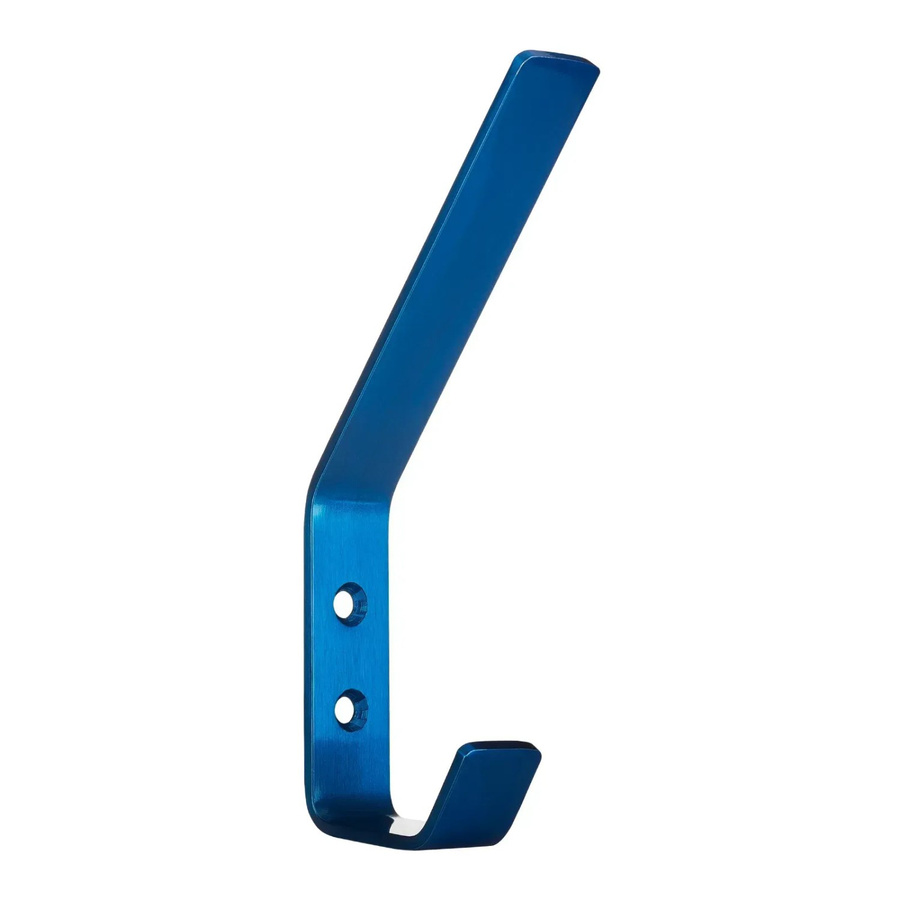 SO-TECH Kleiderhaken LOXTEN aus Edelstahl in Blau, B/H/T: 14,2 x 4,5 x 2,0 cm - Bild 2