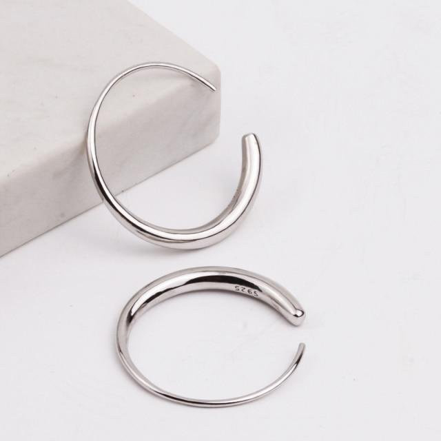 Creolen 925 Silber, Damen - Bild 1