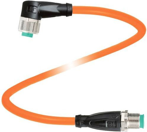 Pepperl+Fuchs 233480 Sensor-Aktor-Steckverbinder konfektioniert, Farbe: orange, Länge: 2,5 m, Polzahl: 4 - Bild 1