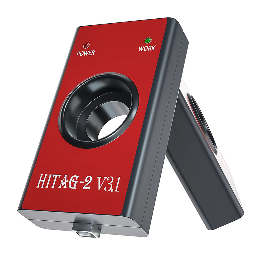 YIQIXIN Hitag 2 V3.1 Autoschlüsselprogrammierer Universal Transponder OBD2 Autodiagnosetool mit Remote Read PIN VIN Key Maker in Rot - Bild 2