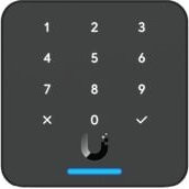 Ubiquiti Networks Reader Flex UA-G3-FLEX-B Zutrittskontrollsystem in Schwarz mit Bluetooth und NFC sowie beleuchteter Tastatur - Bild 1