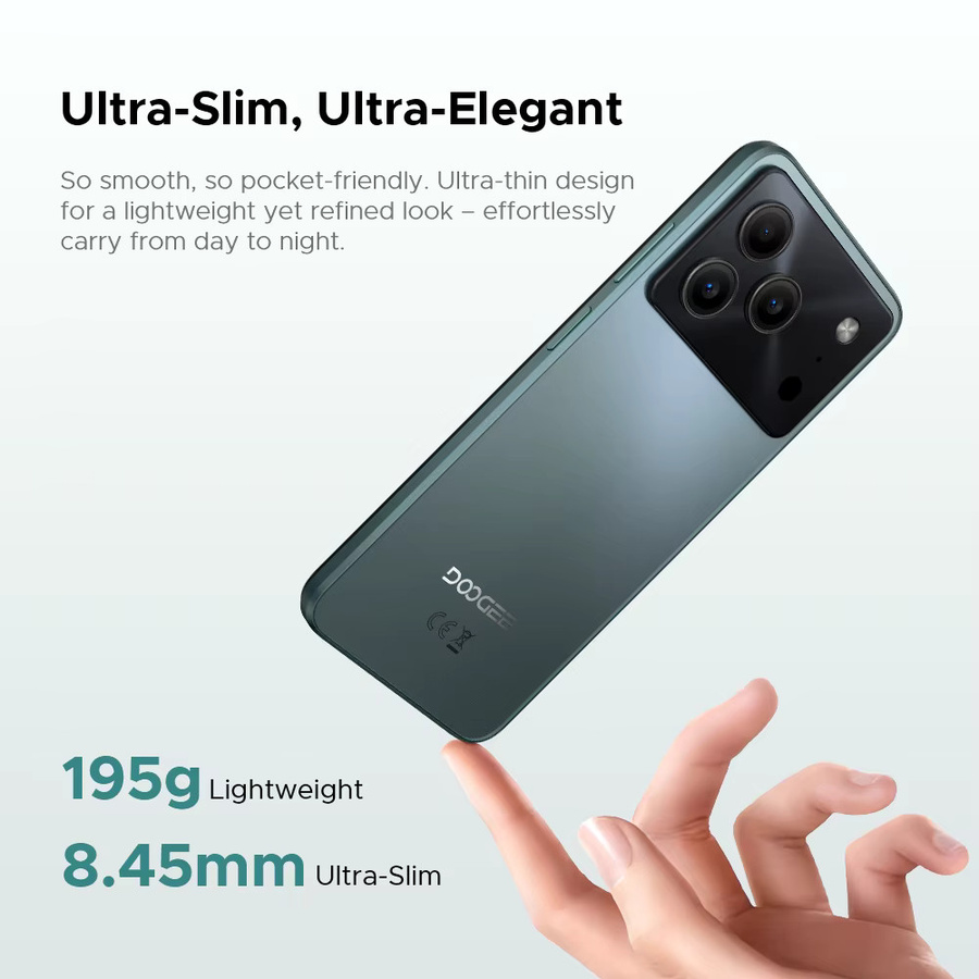 DOOGEE Note56 Pro Smartphone mit Android 16, 6,56 Zoll 90 Hz Display, 128 GB Speicher, NFC und 6150 mAh Akku, Globale Version - Bild 4