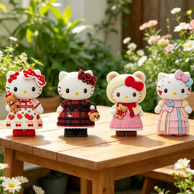 Sanrio KT-Katze Socialite-Stil, Blindbox-Figur, Einzelfigur - Bild 2