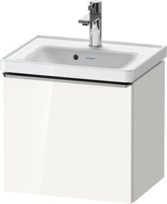 Duravit Waschtischunterschrank D-Neo in Weiß Hochglanz, B/T/H: 48,4 x 37,2 x 44 cm - Bild 1