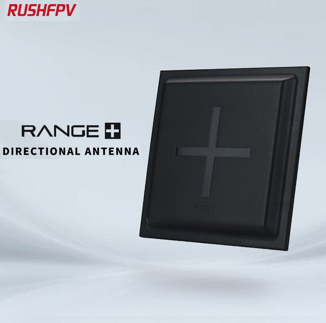 RUSHFPV 5.8G Range Plus 4X Richt-Patch-Antenne 15,5 dBi 5600–6000 MHz RHCP SMA Zirkularpolarisierte Antenne für RC FPV-Drohnen in Schwarz - Bild 1