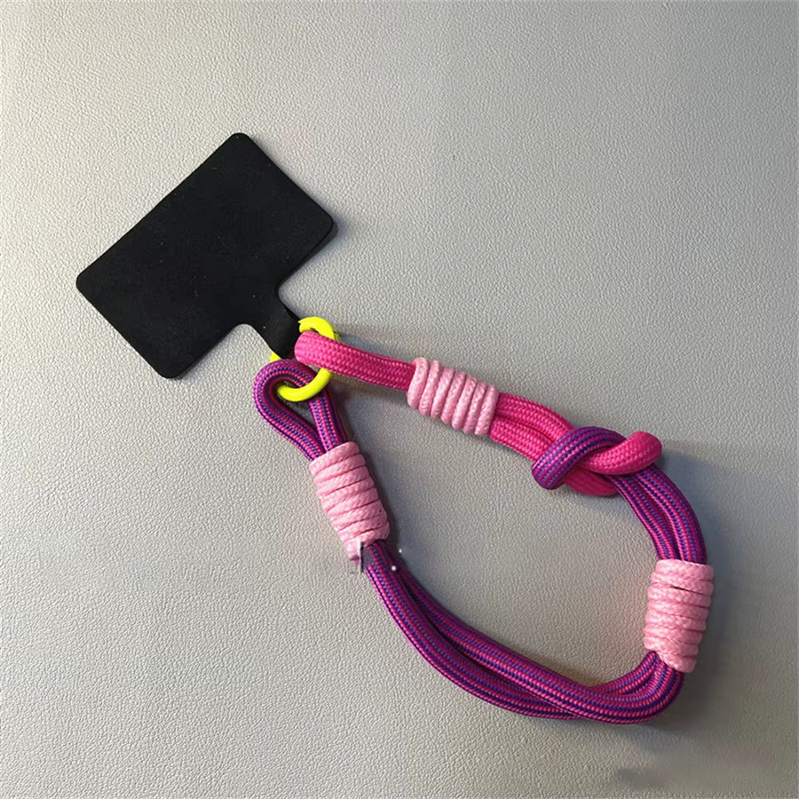 Buntes Handy-Lanyard mit niedlichem Knoten als Anti-Verlust-Handarmband und Schlüsselanhänger für iPhone und Samsung, Unisex - Bild 4