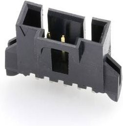 Molex Stecker mit 5 Polen und 2,54 mm Rastermaß in Schwarz - Bild 1