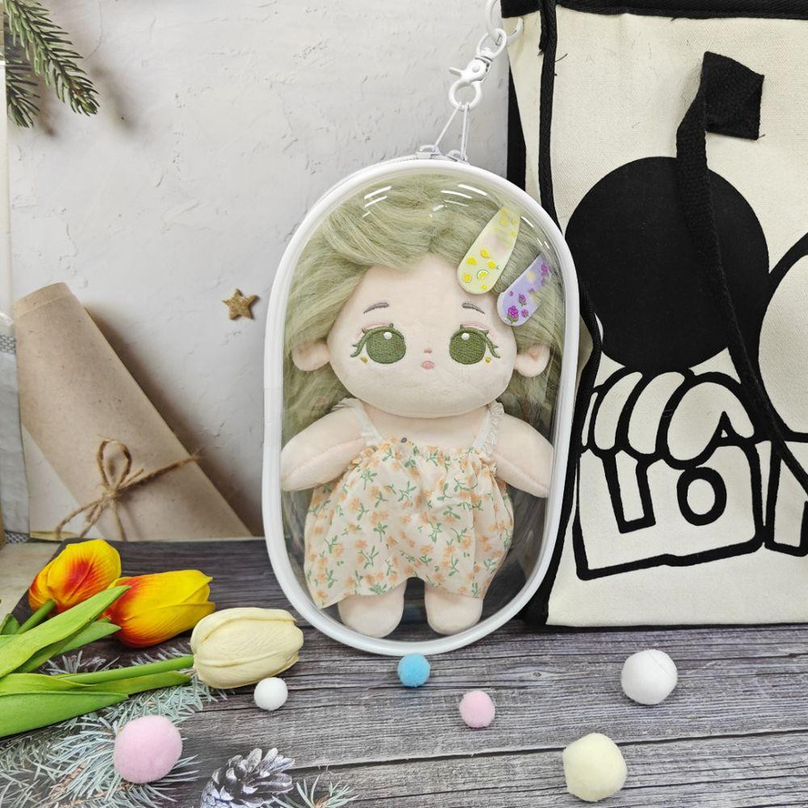 Yiran bag Puppen-Displaybox transparente Puppen-To-Go-Tasche aus PVC - Bild 1