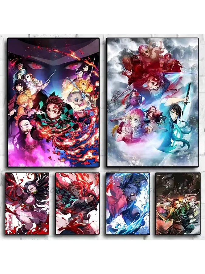 bilibili Demon Slayer Kyojuro Rengoku Malen nach Zahlen Set, DIY Malset - Bild 2