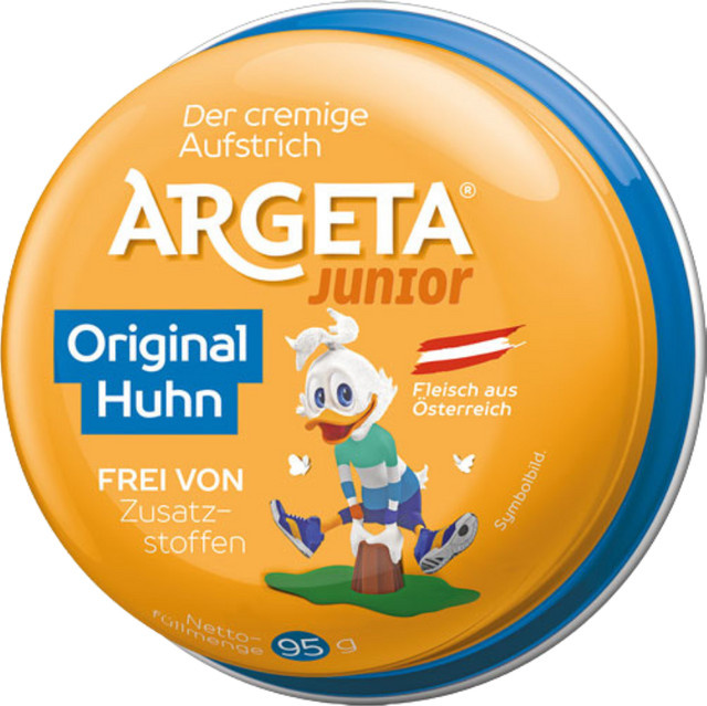 Argeta Junior Original Huhn Aufstrich glutenfrei 95 g - Bild 1