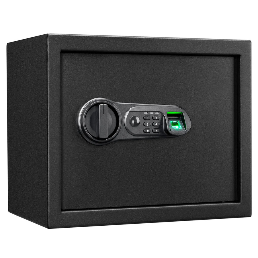 Karat homeliving Tresor Catoca mit elektronischem Code-Schloss und Fingerabdruck-Sensor in Anthrazit und Schwarz, B/T/H: 30 x 38 x 30 cm - Bild 2