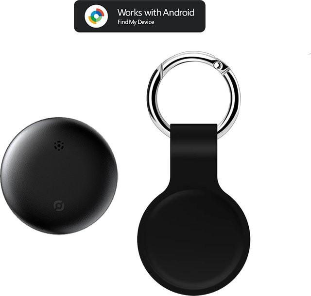 Google Find My Device Anti-Verlust-Tracker mit Bluetooth und GPS für Android, weißer Gepäck- und Schlüsselfinder - Bild 1