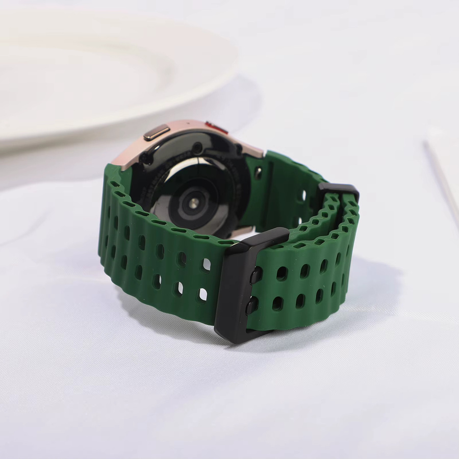 LCAPLE Uhrenarmband Silikon, Unisex, für Samsung Galaxy Watch 7/6/5 Pro/4 Classic - Bild 1