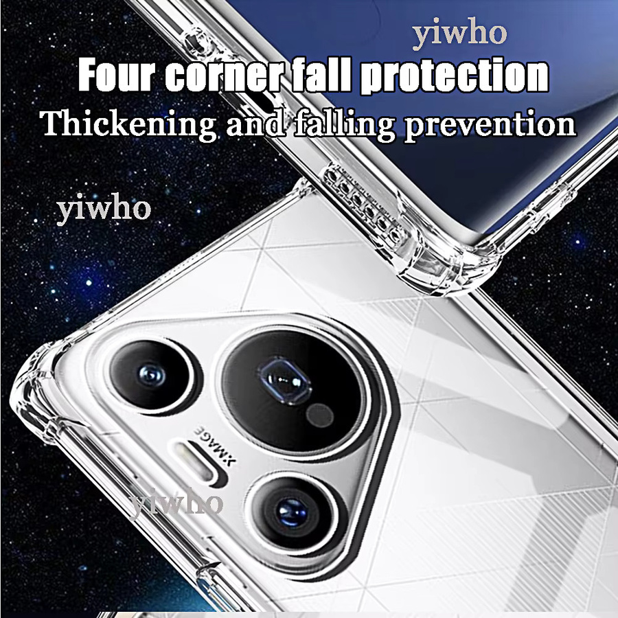 Stoßfeste und transparente Handyhülle aus weichem TPU für Huawei Pura 70 Pro Plus, P70, P60 und P50 Pro - Bild 2