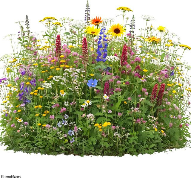 LaCaTho Wildblumenmischung Lebensraum 1 für Halbschatten, 100.000 Samen, Mehrfarbig - Bild 1