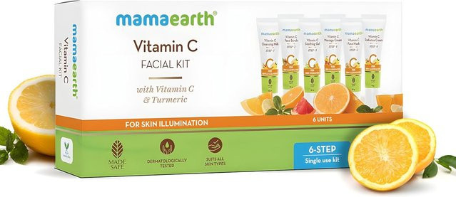 Mamaearth Vitamin C Gesichts-Kit, für empfindliche und Mischhaut - Bild 1