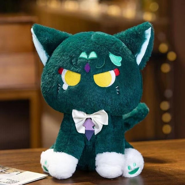 Yiran toy Genshin Impact Mandrill Katze Puppe, Großes Plüschtier, ab 14 Jahren - Bild 1
