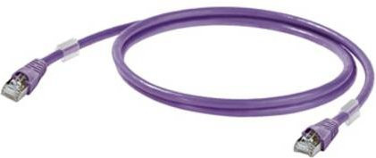 Weidmüller RJ45 Patchkabel CAT 6a S/FTP Ethernet/LAN in Magenta, Länge: 20,0 m - Bild 1