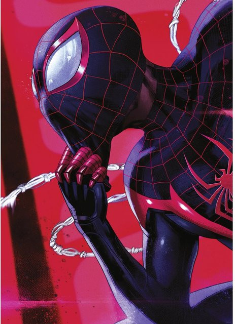 Komar Wandbild Marvel Spider-Man Pondering in Rot und Multicolour, Breite: 50 cm, Höhe: 70 cm - Bild 1