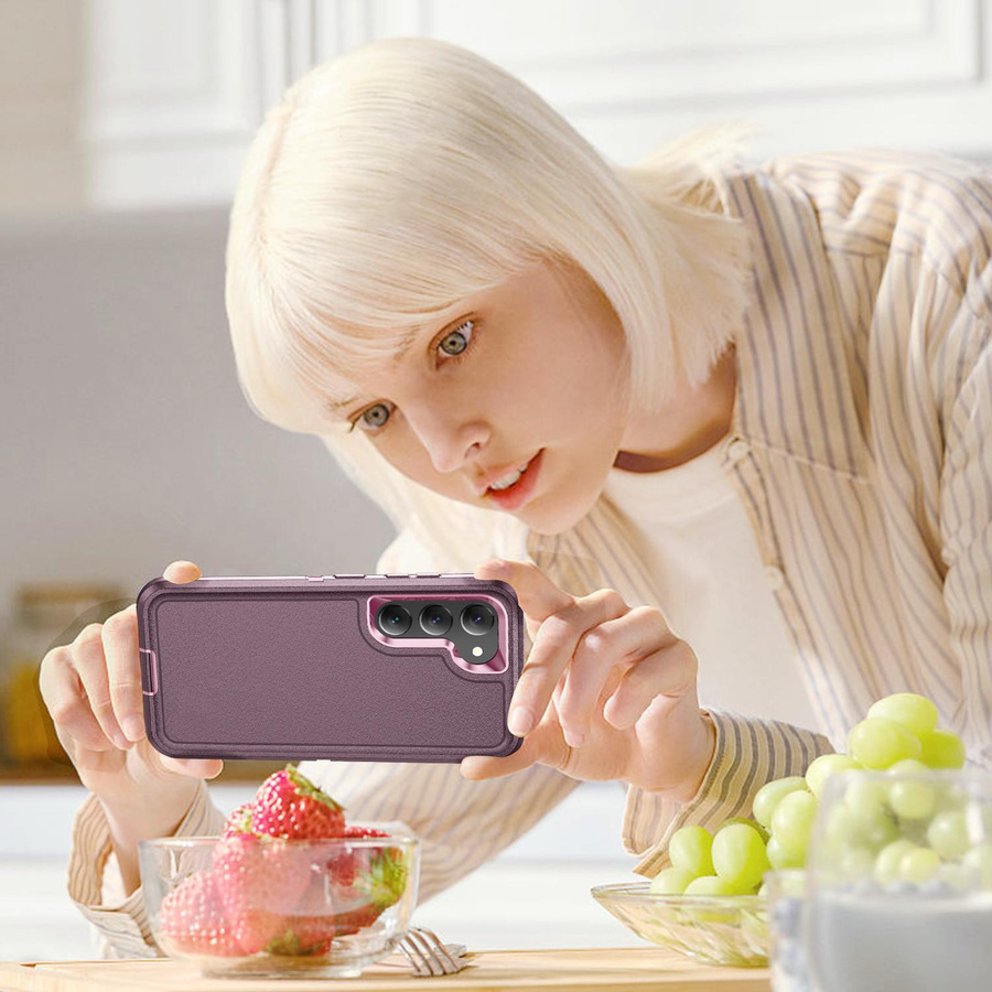 Samsung Galaxy S23 Ultra Schutzhülle mit Anti-Staub-Funktion Hard Cover in Navy Blau - Bild 5